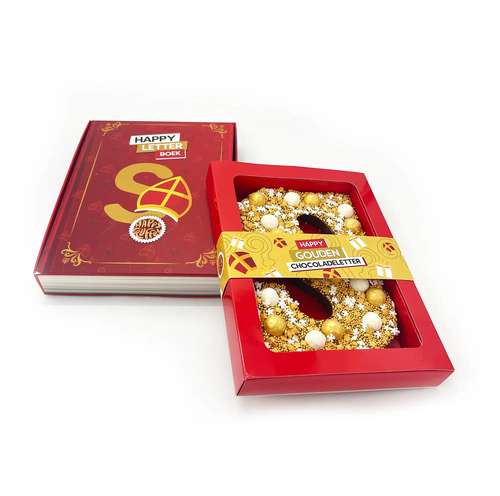 Sinterklaaspakket - Chocoladeletter goud (250g)